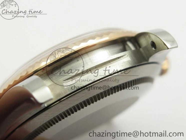 MiroTime 0501 Timeless DateJust 36mm 904 SS RG Wrapped 116231 GMF Gray Diam Dial on SS RG Wrapped Jubilee Bracelet A 3272